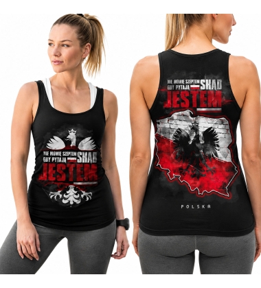 Damski tank-top NIE MÓWIĘ
